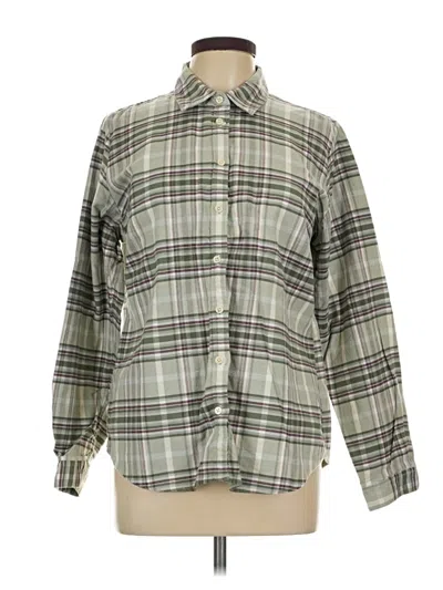 Pre-owned Orvis Long Sleeve Button Down Shirt In Green