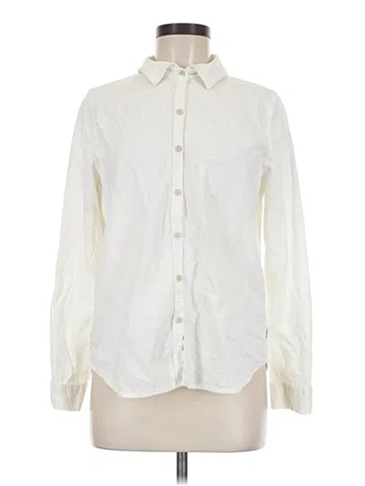 Pre-owned Orvis Long Sleeve Button Down Shirt In Ivory