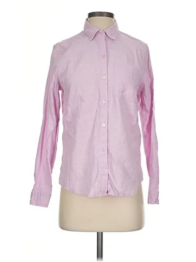 Pre-owned Orvis Long Sleeve Button Down Shirt In Pink
