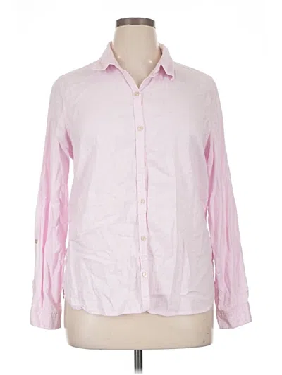 Pre-owned Orvis Long Sleeve Button Down Shirt In Pink