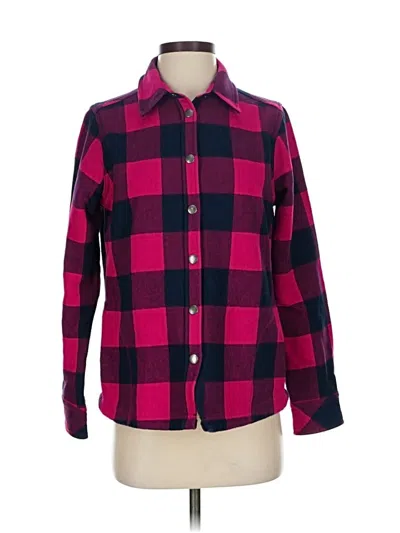 Pre-owned Orvis Long Sleeve Button Down Shirt In Purple