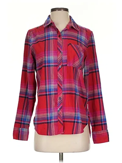 Pre-owned Orvis Long Sleeve Button Down Shirt In Red