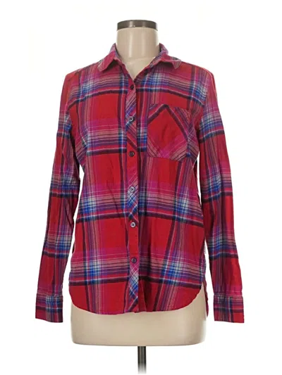 Pre-owned Orvis Long Sleeve Button Down Shirt In Red