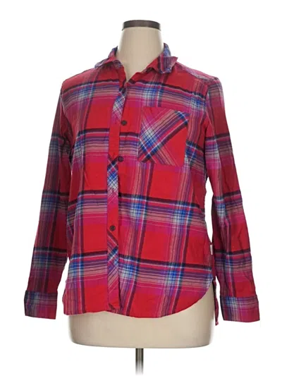 Pre-owned Orvis Long Sleeve Button Down Shirt In Red