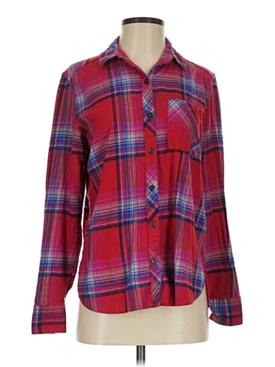 Pre-owned Orvis Long Sleeve Button Down Shirt In Red