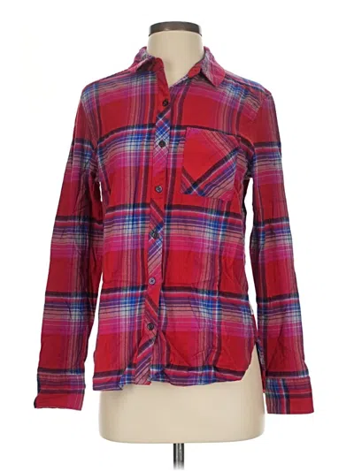 Pre-owned Orvis Long Sleeve Button Down Shirt In Red