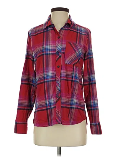 Pre-owned Orvis Long Sleeve Button Down Shirt In Red