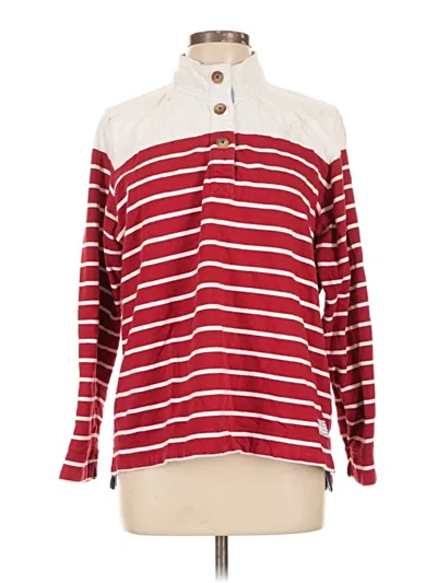 Pre-owned Orvis Long Sleeve Henley Shirt In Red