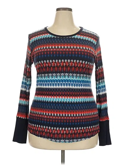 Pre-owned Orvis Long Sleeve T-shirt In Blue