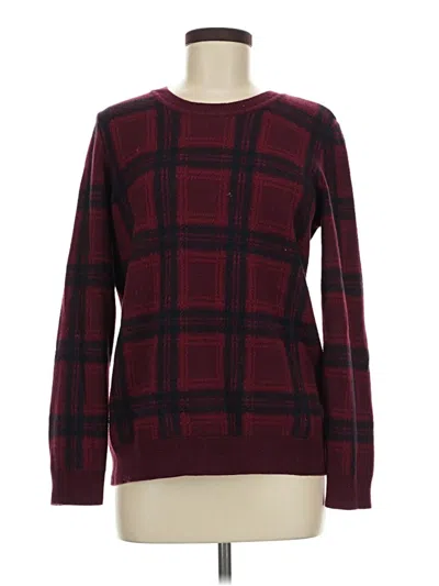 Pre-owned Orvis Long Sleeve T-shirt In Burgundy
