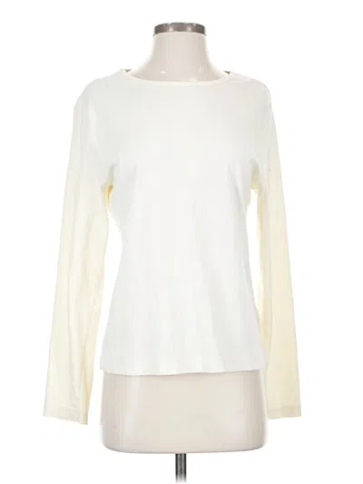 Pre-owned Orvis Long Sleeve T-shirt In White
