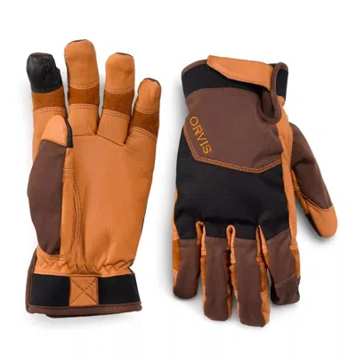 Orvis Men's  Cold Weather Shooting Gloves In Orange