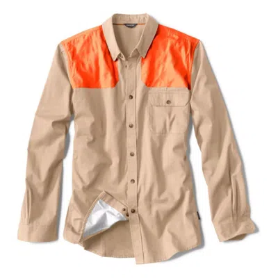 Orvis Men's  Midweight Shooting Long Sleeve Button Up Shirt In Multi