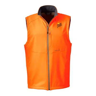 Orvis Men's  Pheasants Forever Pro Upland Softshell Vest In Orange
