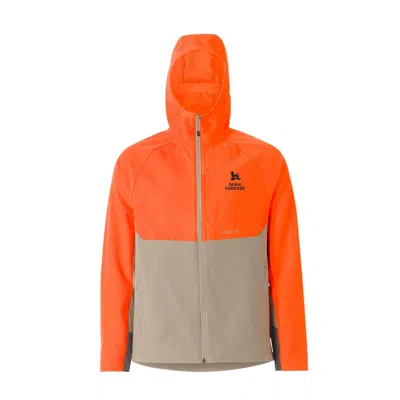 Orvis Men's  Quail Forever Pro Lt Softshell Hoodie In Orange