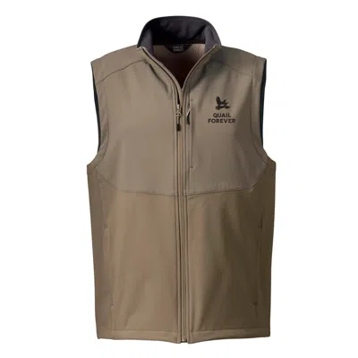 Orvis Men's  Quail Forever Pro Upland Softshell Vest In Brown
