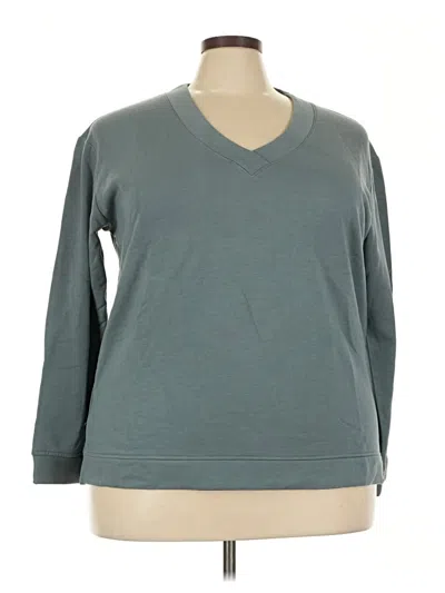 Pre-owned Orvis Pullover Sweater In Blue