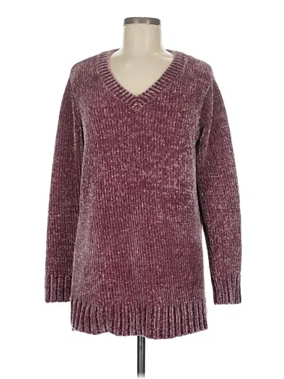 Pre-owned Orvis Pullover Sweater In Burgundy