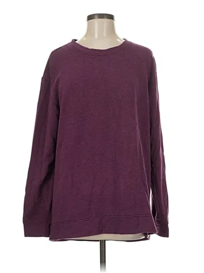 Pre-owned Orvis Pullover Sweater In Burgundy