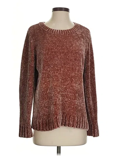 Pre-owned Orvis Pullover Sweater In Burgundy