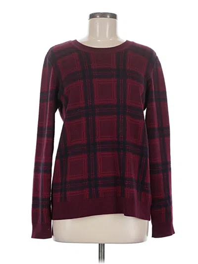 Pre-owned Orvis Pullover Sweater In Burgundy