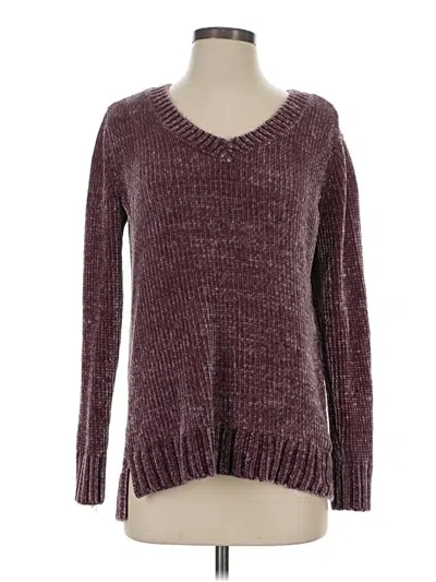 Pre-owned Orvis Pullover Sweater In Burgundy