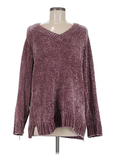 Pre-owned Orvis Pullover Sweater In Burgundy