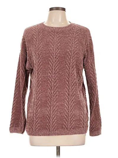 Pre-owned Orvis Pullover Sweater In Burgundy