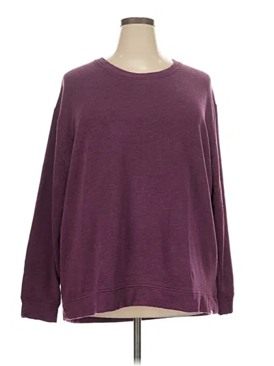 Pre-owned Orvis Pullover Sweater In Burgundy
