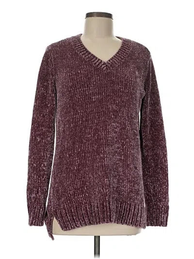 Pre-owned Orvis Pullover Sweater In Burgundy