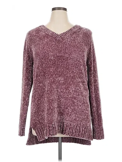 Pre-owned Orvis Pullover Sweater In Burgundy