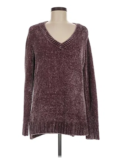 Pre-owned Orvis Pullover Sweater In Burgundy