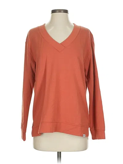 Pre-owned Orvis Pullover Sweater In Orange