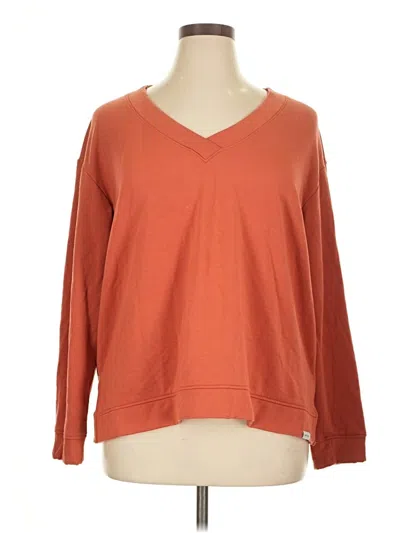 Pre-owned Orvis Pullover Sweater In Orange