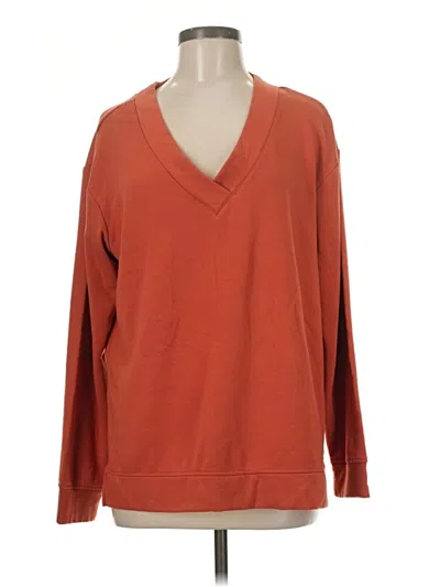 Pre-owned Orvis Pullover Sweater In Orange