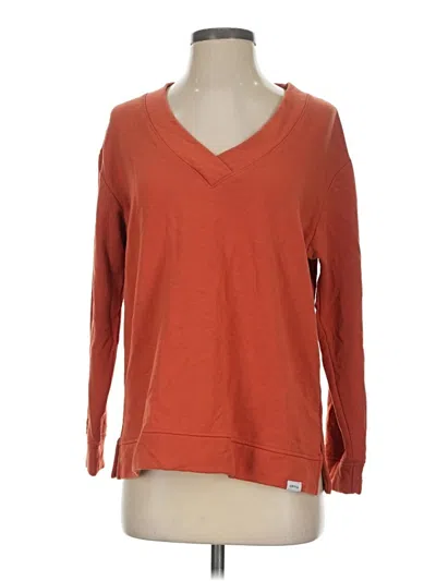 Pre-owned Orvis Pullover Sweater In Orange