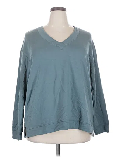 Pre-owned Orvis Pullover Sweater In Teal