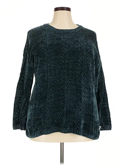 Pre-owned Orvis Pullover Sweater In Teal