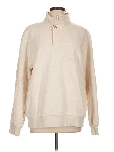 Pre-owned Orvis Pullover Sweater In White