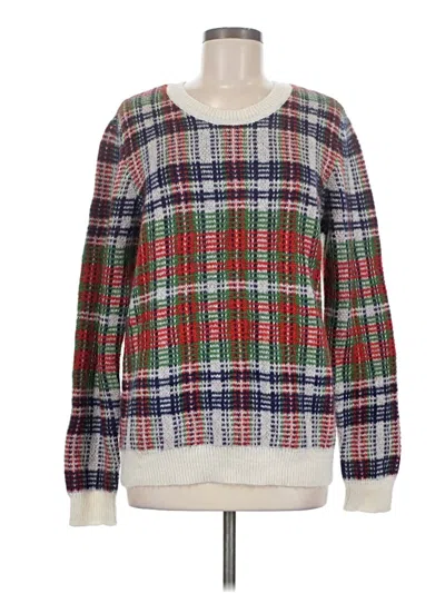 Pre-owned Orvis Pullover Sweater In White