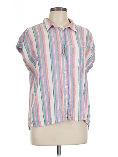Pre-owned Orvis Short Sleeve Polo Shirt In Pink