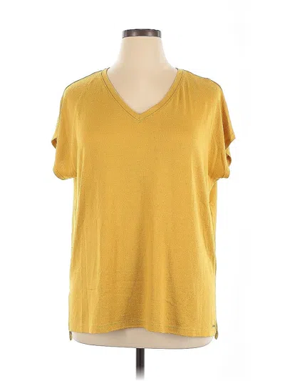 Pre-owned Orvis Short Sleeve T-shirt In Yellow