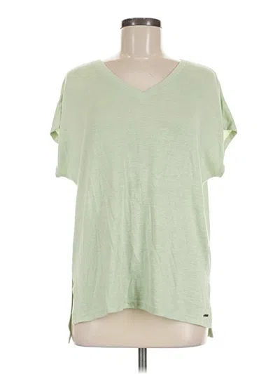 Pre-owned Orvis Short Sleeve Top Green V-neck Tops