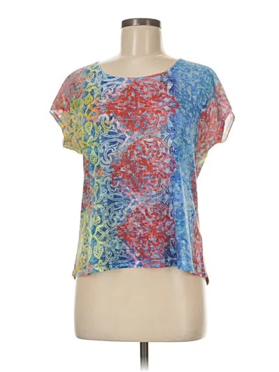 Pre-owned Orvis Short Sleeve T-shirt In Blue