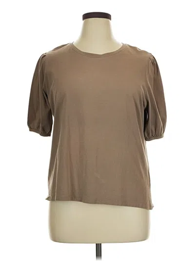 Pre-owned Orvis Short Sleeve T-shirt In Brown