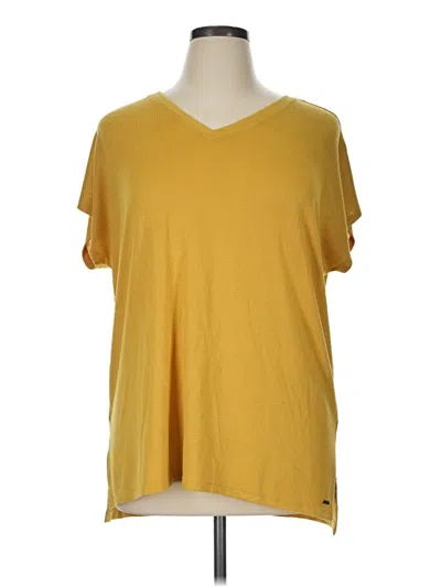 Pre-owned Orvis Short Sleeve T-shirt In Yellow