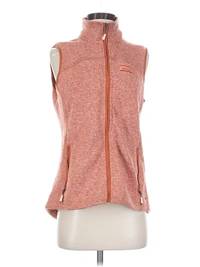 Pre-owned Orvis Sweater Vest In Orange