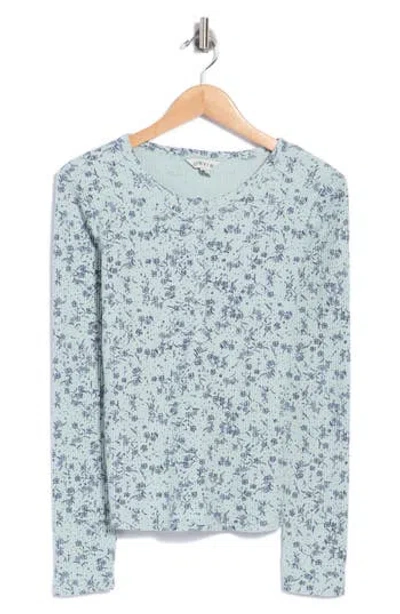 Orvis Toasty Henley Thermal Tee In Blue
