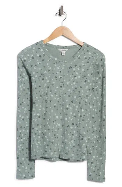 Orvis Toasty Henley Thermal Tee In Gold