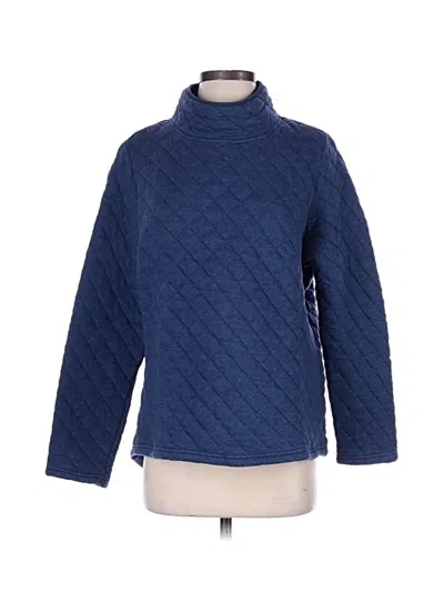 Pre-owned Orvis Turtleneck Sweater In Blue